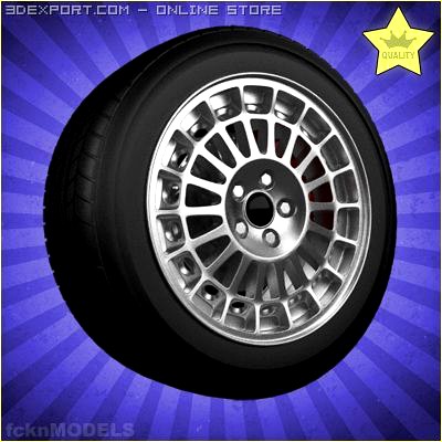 Car wheel 007 3D Model