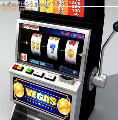 Slot machine 3D Model