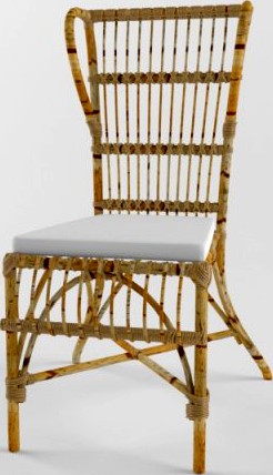 Chair rattan bloomingville 3D Model