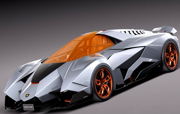 Lamborghini Egoista Concept 2013 3D Model