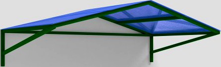 Canopy over the entrance 3D Model