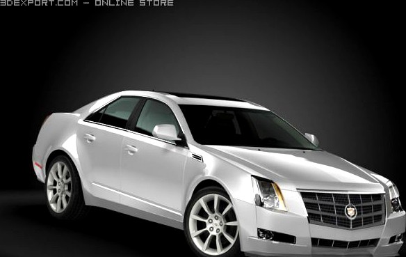 2009 Cadillac CTS 3D Model