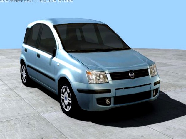Fiat Panda Nuevo 2003 3D Model