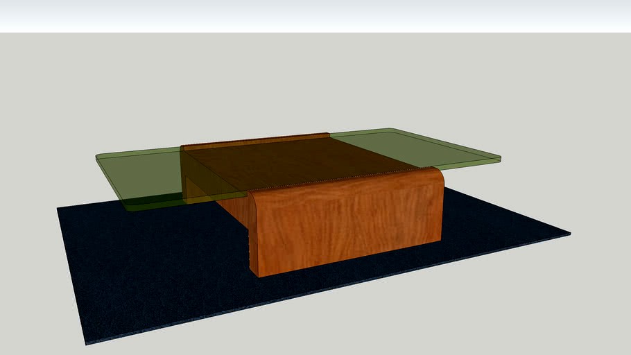 mesa de centro compacta
