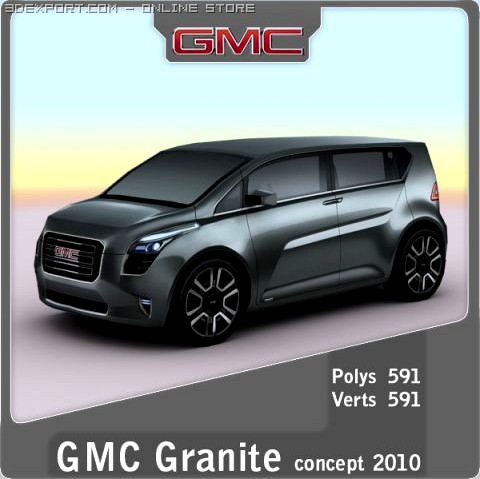 2010 GMC Granite concept 3D Model