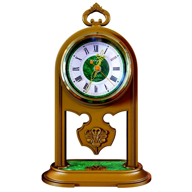 table clock amber