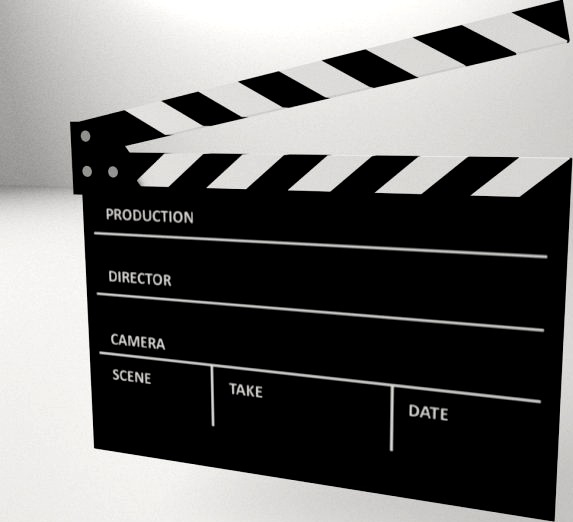 Clapperboard 3D Model