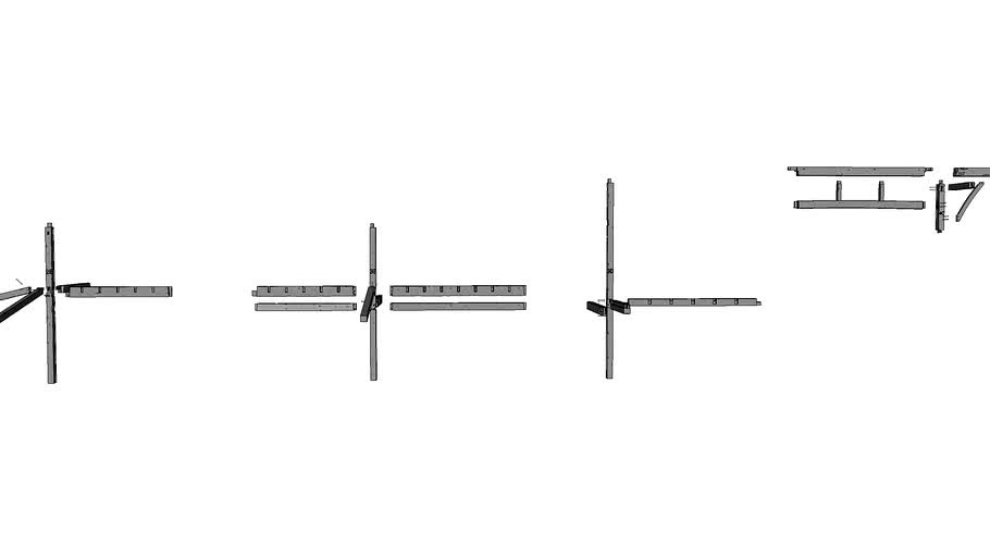 COUNTY J FRAME DETAILS (EXPLODED JOINERY) 3d model