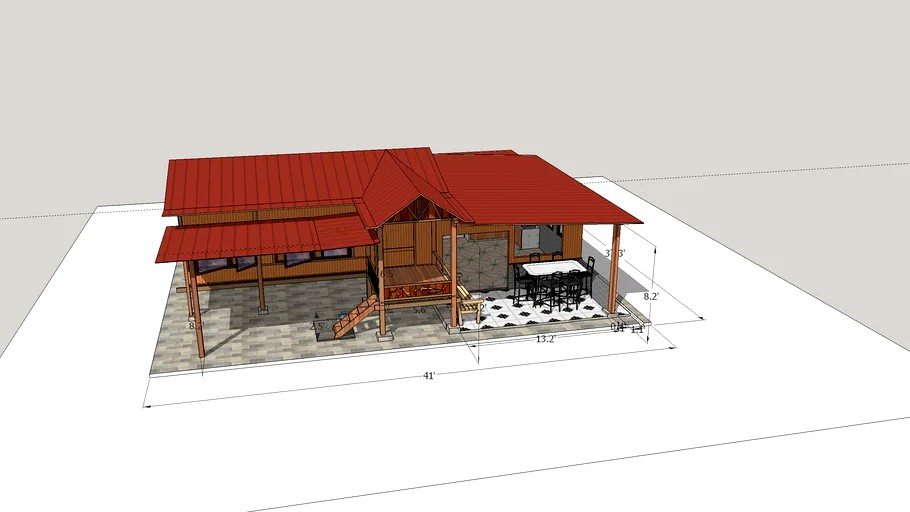 rumah kayu dan batu ...8