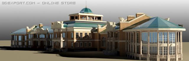 Manor 3D Model