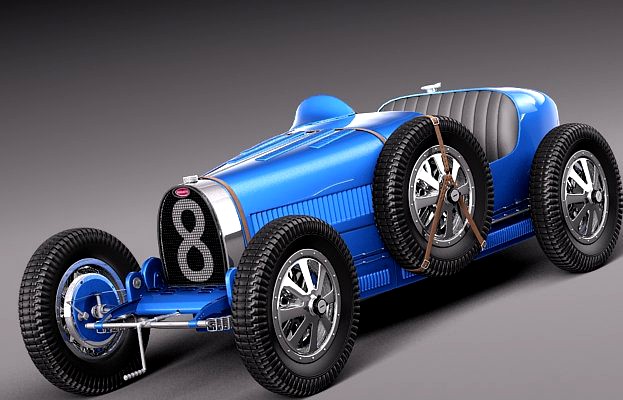 Bugatti Type 35 1925 to 1929 3D Model