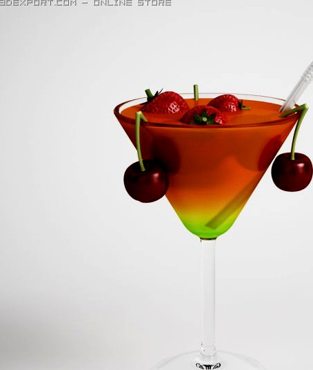 Tropical Cocktail 19 3D Model