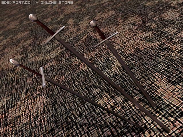 Rusted Sword 3D Model