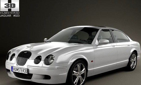Jaguar SType 2008 3D Model