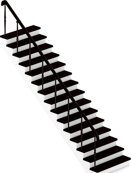 Wooden Stairs 10 3D Model