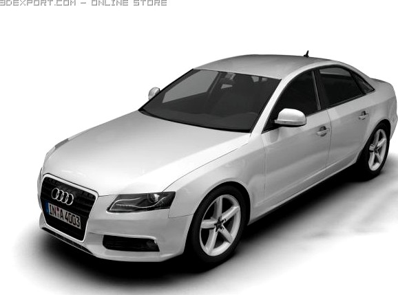 2008 Audi A4 3D Model