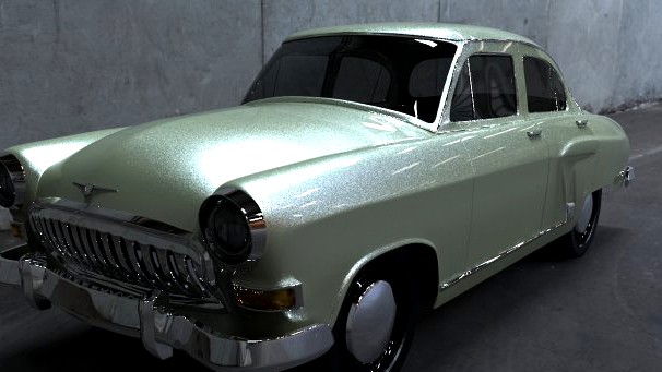 Gaz 21 3D Model