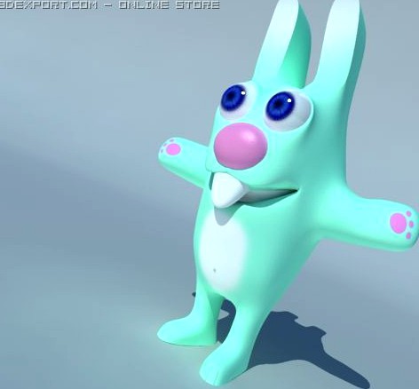 Download free Rabbit 3D Model