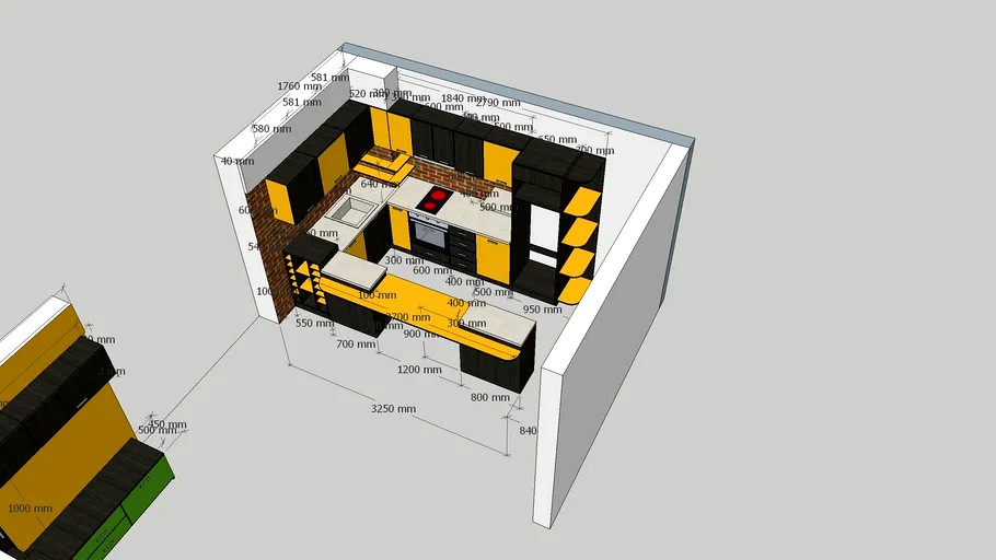 6029 Enitex кухня, секция
