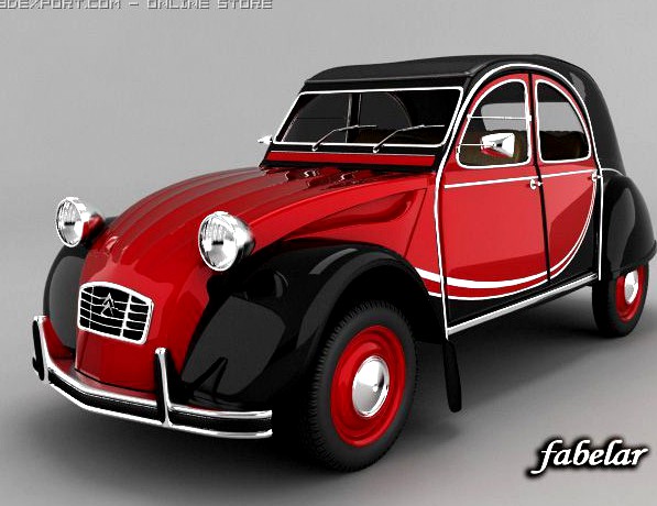 CITROEN 2CV Charleston 3D Model