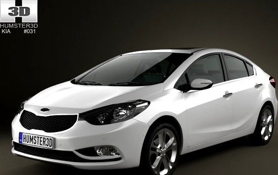 Kia Forte Cerato  Naza  K3 2014 3D Model