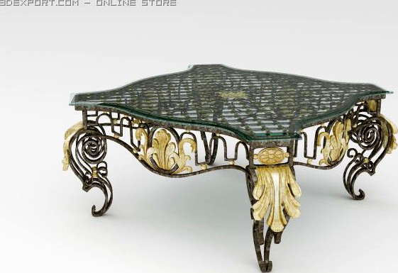 Table Phyllis Morris 3D Model