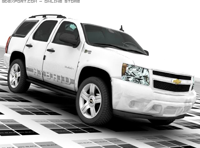 Hybrid tahoe 2010 vray 3D Model