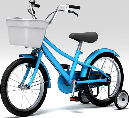 Child bike 3D Model