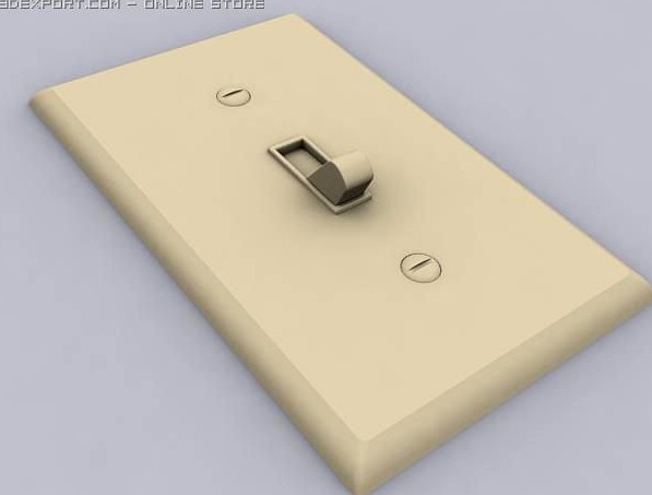 Light Switch 3D Model