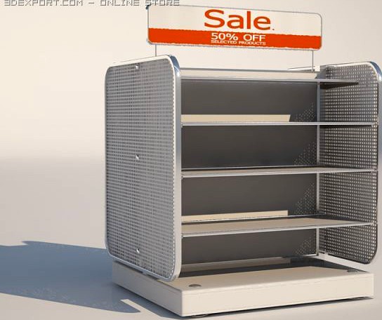 Racks for products 3D Model