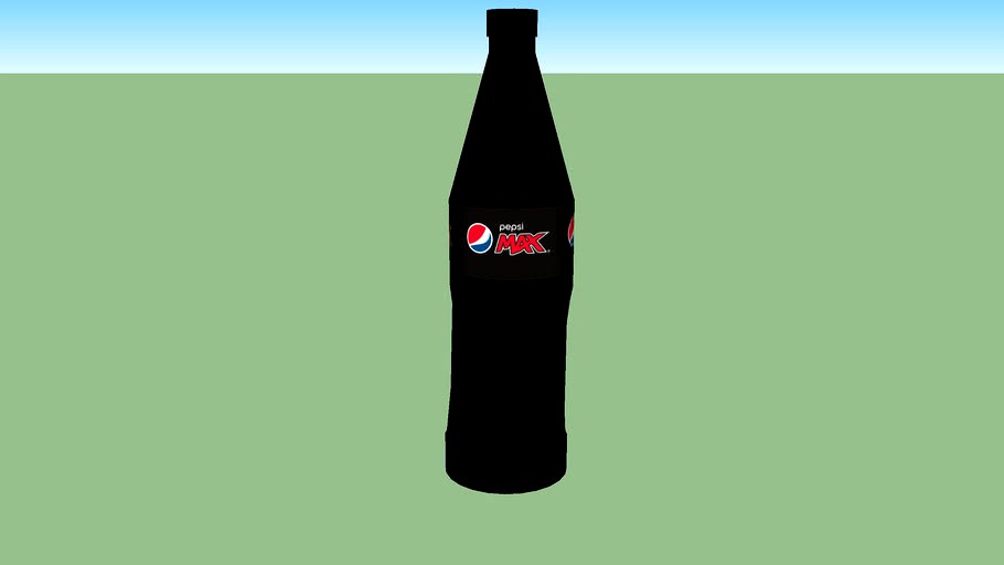Pepsi Max glass bottle