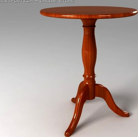 Table for a table lamp 3D Model