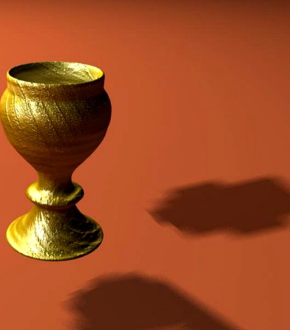 MEDIEVAL GOLD CUP 3D Model