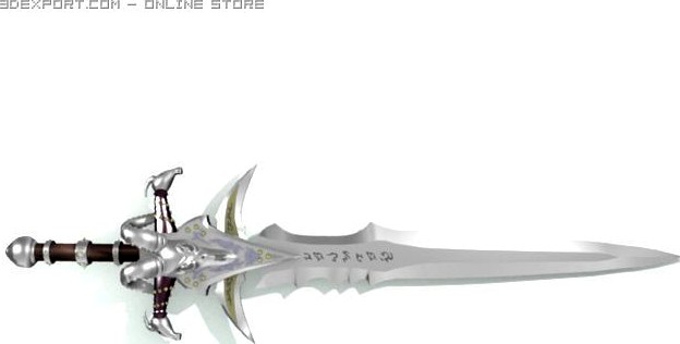 Fantasy Sword Frostmourne 3D Model