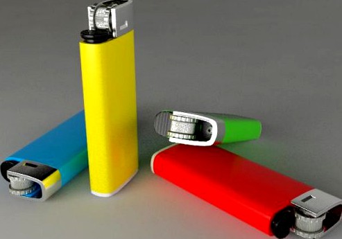 Cigarette lighter 3D Model