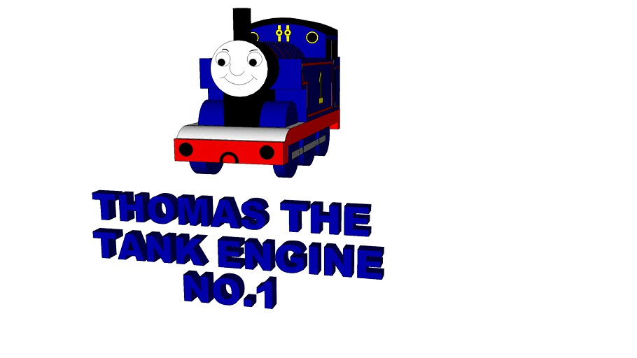 Thomas the Tank Engine No.1 3d model