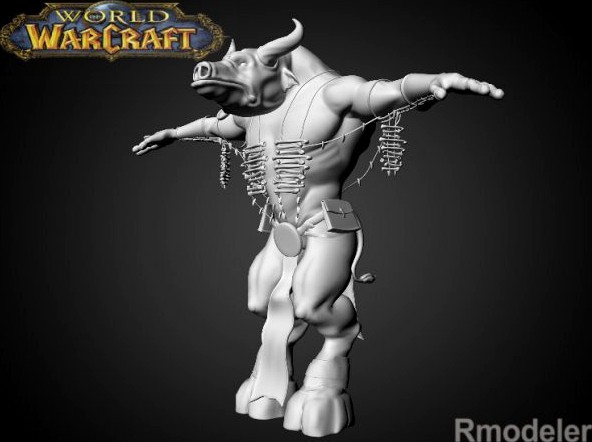 Tauren Shaman 3D Model