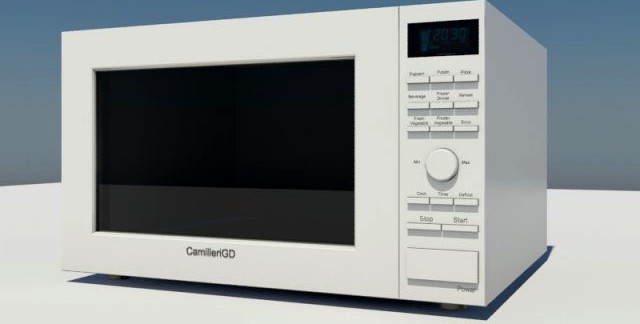 Microwave Oven 3D Model