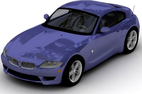 2007 BMW Z4 Coupe 3D Model