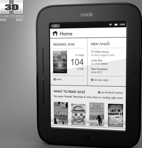 Barnes  Noble Nook Simple Touch 3D Model