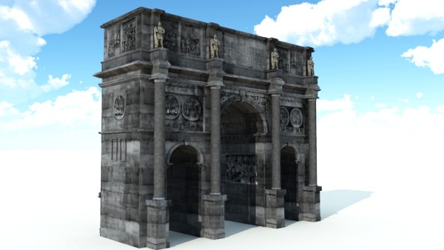 Constantine Arch 3D Model
