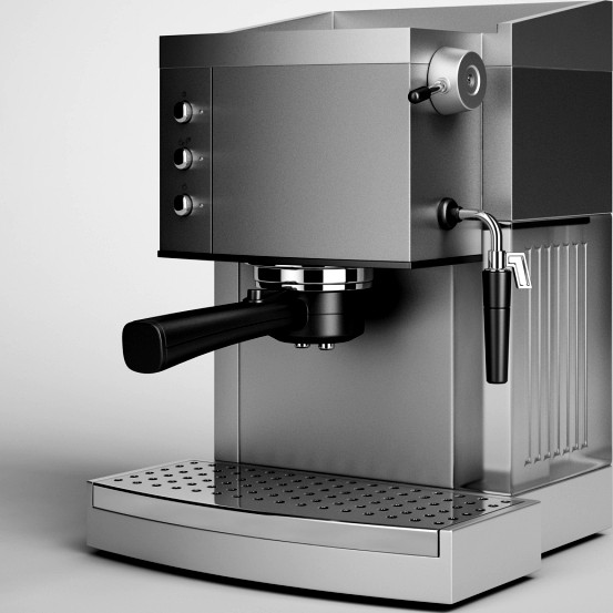 CGAxis Coffee Maker 05 3D Model