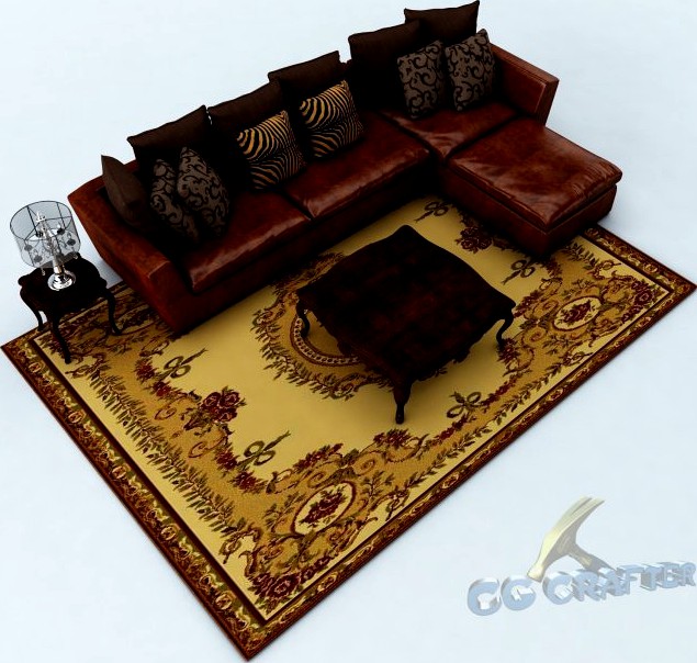 Sofa set 026 3D Model