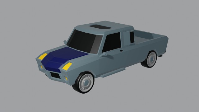 Lowpoly pickup
