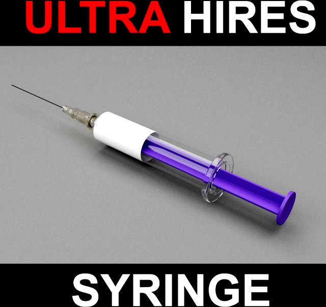 Syringe 3D Model