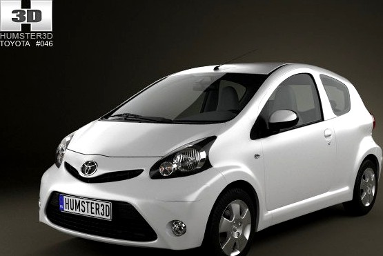 Toyota Aygo 3door 2012 3D Model