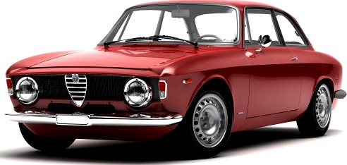 Alfa Romeo GTA 65 3D Model