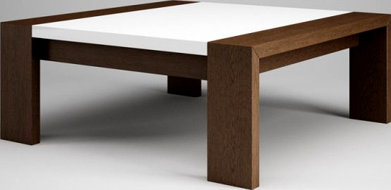 CGAxis Wooden Table 26 3D Model