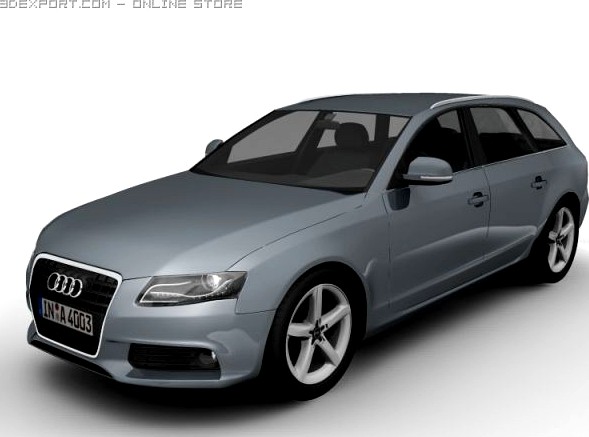 2008 Audi A4 Avant 3D Model