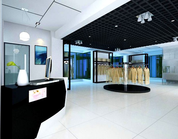 Store Spaces 002 3D Model